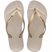 Slapi Ipanema Anat Tan Fem bej and gold 81030-23097 pentru Femei