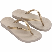 Slapi Ipanema Anat Tan Fem bej and gold 81030-23097 pentru Femei