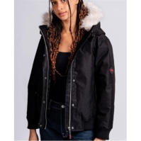 49Winters Angel Bomber pentru femei negru