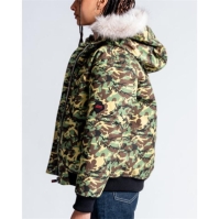 49Winters Angel Bomber pentru femei verde camuflaj