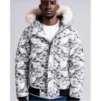 49Winters Soho Bomber barbati crem camuflaj