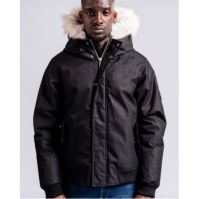 49Winters Soho Bomber barbati negru