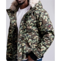 49Winters Soho Bomber barbati verde camuflaj