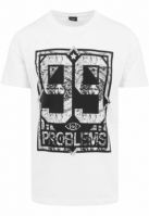 Tricouri hip hop 99 Problems alb marble Mister Tee