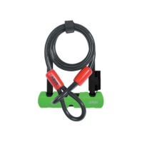 Antifurt Abus ULTRA MINI 410/150HB140 verde + BRACKET SH34 + STEEL CABLE COBRA 10/120 negru