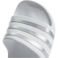 adidas Adilette Aqua Slide pentru baieti alb argintiu