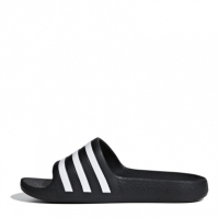 adidas Adilette Aqua Slide pentru baieti negru alb