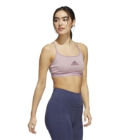 adidas Aeroreact antrenament Light-Support Bra pentru femei magic mov