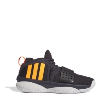 Adidasi pentru Baschet adidas Dame 8 EXTPLY pentru Barbati negru portocaliu