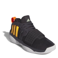 Adidasi pentru Baschet adidas Dame 8 EXTPLY pentru Barbati negru portocaliu