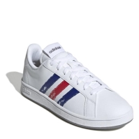 adidas Grand Court Base Beyond Shoes pentru Barbati gri alb albastru roial sca