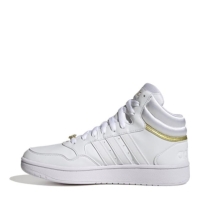 adidas Hoops 3.0 Mid femei alb