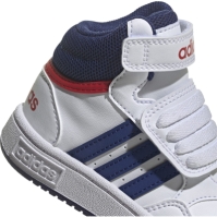 adidas Hoops Mid 3.0 Shoes pentru Bebelusi alb bleumarin rosu