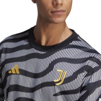 adidas Juventus Pre-Match Top pentru adulti negru alb