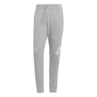 Pantaloni sport adidas Essentials French Terry conici Cuff Logo gri deschis