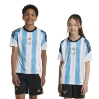 adidas Messi Argentina antrenament Kit 2024 Juniors alb albastru negru