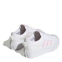 adidas Nizza Platform Shoes pentru Copii alb