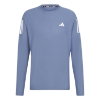 adidas Own The Run maneca lunga Top pentru Barbati bleumarin alb