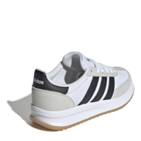 adidas Run 70s 2.0 J Runners pentru fete alb negru