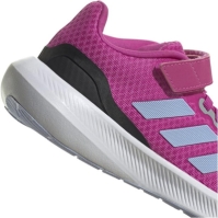 adidas RunFalcon 3.0 Elastic Lace Top Strap Shoes pentru Copii lucid fucsia albastru roz co