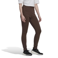 Pantaloni de trening adidas cu talie inalta pentru femei maro