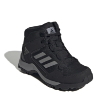 Ghete de hiking adidas Terrex Hyperhiker Mid pentru copii negru gri