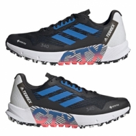 Adidasi alergare adidas Terrex Agravic Flow 2 Gore Tex pentru Barbati negru albastru turb