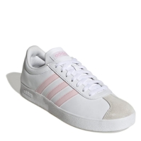 adidas VL Court Base Shoes pentru femei alb roz gri