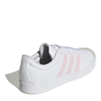 adidas VL Court Base Shoes pentru femei alb roz gri