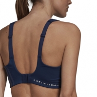 Bustiera sport adidas X Karlie Kloss Medium Impact pentru femei bleumarin albastru