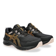 Adidasi alergare Asics GEL-Venture 9 impermeabil pentru femei negru portocaliu