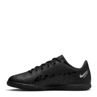 Ghete de fotbal Nike Mercurial Vapor Club Indoor pentru copii negru gri alb