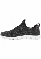 Adidasi Light Runner tricot negru gri Urban Classics alb