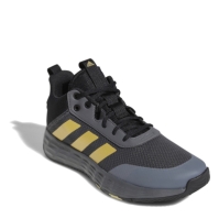 Adidasi pentru baschet adidas Ownthegame pentru Barbati gri auriu negru