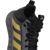 Adidasi pentru baschet adidas Ownthegame pentru Barbati gri auriu negru