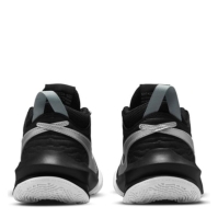 Adidasi pentru Baschet Nike Team Hustle D 10 Big pentru Copii negru metalic