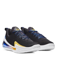 Adidasi pentru Baschet Under Armour Curry 12 Gravity pentru adulti negru albastru alb