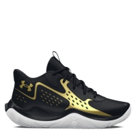 Adidasi pentru baschet Under ARMOUR Ua Gs Jet 23 Unisex pentru adulti negru