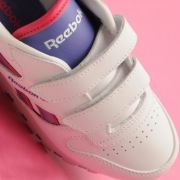 Adidasi sport Reebok clasic Tech pentru Copii alb mov roz