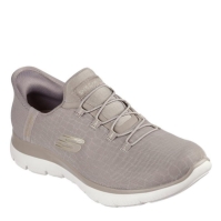 Adidasi SKECHERS SLIP-INS : Summits - Diamond Dream gri roz