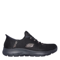 Adidasi SKECHERS SLIP-INS : Summits - Diamond Dream negru auriu