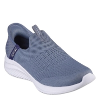 Adidasi SKECHERS SLIP-INS : Ultra Flex 3.0 - Cozy Streak albastru tex bleumarin