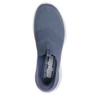 Adidasi SKECHERS SLIP-INS : Ultra Flex 3.0 - Cozy Streak albastru tex bleumarin