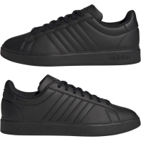 Adidasi sport adidas Grand Court Base 2 pentru Barbati triple negru