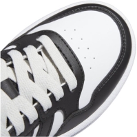 Adidasi sport adidas Hoops 3.0 High-Top pentru baieti alb negru