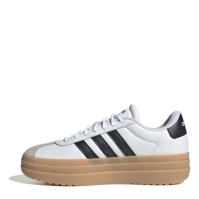 Adidasi sport adidas VL Court Bold pentru femei alb negru gum