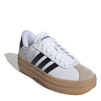 Adidasi sport adidas VL Court Bold pentru femei alb negru gum