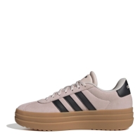 Adidasi sport adidas VL Court Bold pentru femei bej negru gum