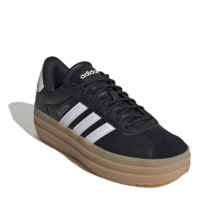 Adidasi sport adidas VL Court Bold pentru femei negru alb gum