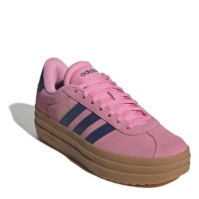 Adidasi sport adidas VL Court Bold pentru femei roz bleumarin gum